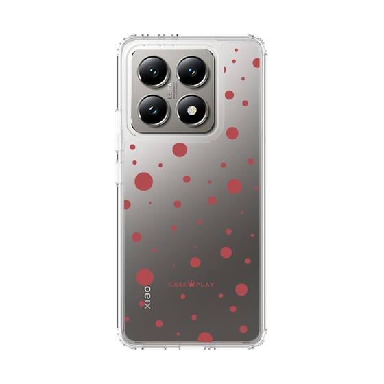 スリムプロテクションケース［ Dippin dots Red - ディッピンドッツ レッド ］