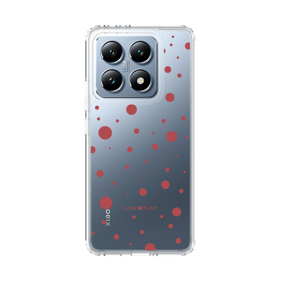 スリムプロテクションケース［ Dippin dots Red - ディッピンドッツ レッド ］