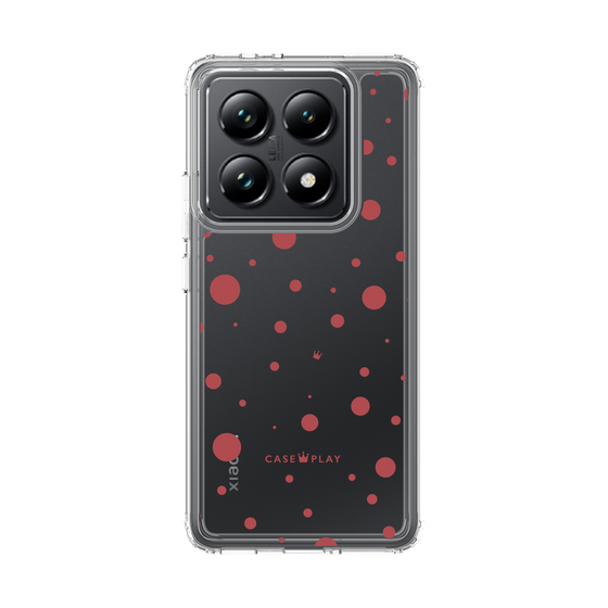スリムプロテクションケース［ Dippin dots Red - ディッピンドッツ レッド ］
