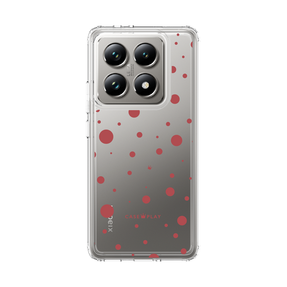 スリムプロテクションケース［ Dippin dots Red - ディッピンドッツ レッド ］