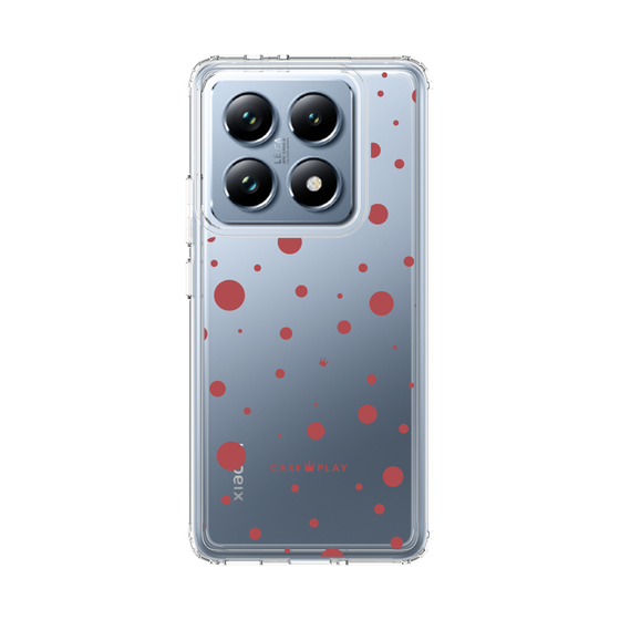 スリムプロテクションケース［ Dippin dots Red - ディッピンドッツ レッド ］
