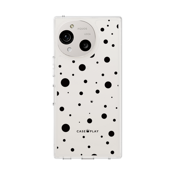 スリムプロテクションケース［ Dippin dots Black - ディッピンドッツ ブラック ］