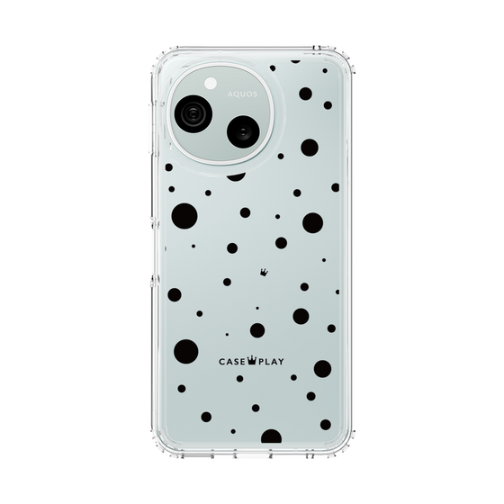 スリムプロテクションケース［ Dippin dots Black - ディッピンドッツ ブラック ］