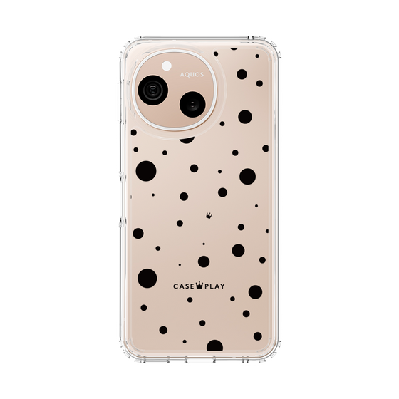 スリムプロテクションケース［ Dippin dots Black - ディッピンドッツ ブラック ］
