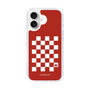 スリムプロテクションケース［ Racing checkered flag Red - レーシングチェッカーフラッグ レッド ］