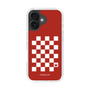 スリムプロテクションケース［ Racing checkered flag Red - レーシングチェッカーフラッグ レッド ］