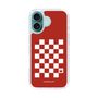 スリムプロテクションケース［ Racing checkered flag Red - レーシングチェッカーフラッグ レッド ］