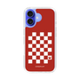 スリムプロテクションケース［ Racing checkered flag Red - レーシングチェッカーフラッグ レッド ］