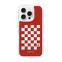 スリムプロテクションケース［ Racing checkered flag Red - レーシングチェッカーフラッグ レッド ］