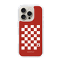 スリムプロテクションケース［ Racing checkered flag Red - レーシングチェッカーフラッグ レッド ］