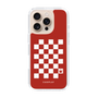 スリムプロテクションケース［ Racing checkered flag Red - レーシングチェッカーフラッグ レッド ］