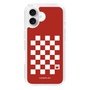 スリムプロテクションケース［ Racing checkered flag Red - レーシングチェッカーフラッグ レッド ］