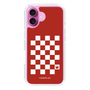 スリムプロテクションケース［ Racing checkered flag Red - レーシングチェッカーフラッグ レッド ］