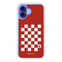 スリムプロテクションケース［ Racing checkered flag Red - レーシングチェッカーフラッグ レッド ］