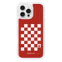 スリムプロテクションケース［ Racing checkered flag Red - レーシングチェッカーフラッグ レッド ］