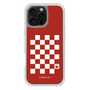 スリムプロテクションケース［ Racing checkered flag Red - レーシングチェッカーフラッグ レッド ］