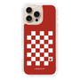 スリムプロテクションケース［ Racing checkered flag Red - レーシングチェッカーフラッグ レッド ］