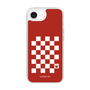 スリムプロテクションケース［ Racing checkered flag Red - レーシングチェッカーフラッグ レッド ］