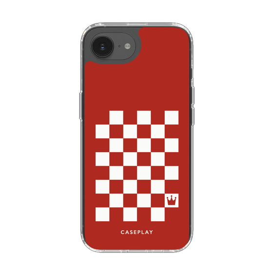 スリムプロテクションケース［ Racing checkered flag Red - レーシングチェッカーフラッグ レッド ］