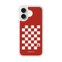 スリムプロテクションケース［ Racing checkered flag Red - レーシングチェッカーフラッグ レッド ］
