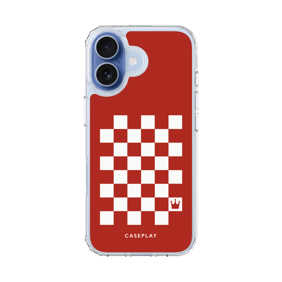 スリムプロテクションケース［ Racing checkered flag Red - レーシングチェッカーフラッグ レッド ］