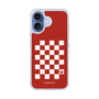 スリムプロテクションケース［ Racing checkered flag Red - レーシングチェッカーフラッグ レッド ］