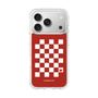 スリムプロテクションケース［ Racing checkered flag Red - レーシングチェッカーフラッグ レッド ］