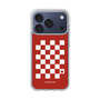 スリムプロテクションケース［ Racing checkered flag Red - レーシングチェッカーフラッグ レッド ］