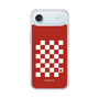 スリムプロテクションケース［ Racing checkered flag Red - レーシングチェッカーフラッグ レッド ］