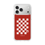 スリムプロテクションケース［ Racing checkered flag Red - レーシングチェッカーフラッグ レッド ］