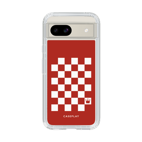 スリムプロテクションケース［ Racing checkered flag Red - レーシングチェッカーフラッグ レッド ］