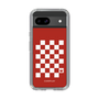 スリムプロテクションケース［ Racing checkered flag Red - レーシングチェッカーフラッグ レッド ］