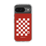 スリムプロテクションケース［ Racing checkered flag Red - レーシングチェッカーフラッグ レッド ］