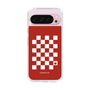 スリムプロテクションケース［ Racing checkered flag Red - レーシングチェッカーフラッグ レッド ］