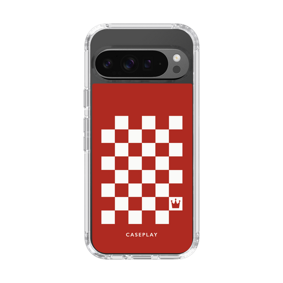 スリムプロテクションケース［ Racing checkered flag Red - レーシングチェッカーフラッグ レッド ］