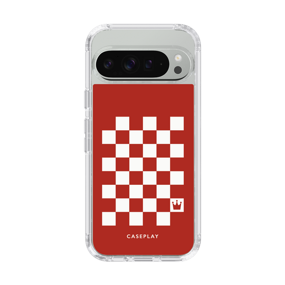 スリムプロテクションケース［ Racing checkered flag Red - レーシングチェッカーフラッグ レッド ］