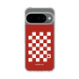 スリムプロテクションケース［ Racing checkered flag Red - レーシングチェッカーフラッグ レッド ］