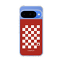 スリムプロテクションケース［ Racing checkered flag Red - レーシングチェッカーフラッグ レッド ］