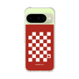 スリムプロテクションケース［ Racing checkered flag Red - レーシングチェッカーフラッグ レッド ］