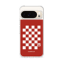 スリムプロテクションケース［ Racing checkered flag Red - レーシングチェッカーフラッグ レッド ］