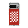 スリムプロテクションケース［ Racing checkered flag Red - レーシングチェッカーフラッグ レッド ］