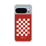 スリムプロテクションケース［ Racing checkered flag Red - レーシングチェッカーフラッグ レッド ］