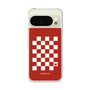 スリムプロテクションケース［ Racing checkered flag Red - レーシングチェッカーフラッグ レッド ］