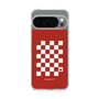スリムプロテクションケース［ Racing checkered flag Red - レーシングチェッカーフラッグ レッド ］