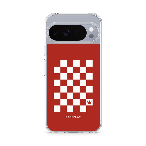 スリムプロテクションケース［ Racing checkered flag Red - レーシングチェッカーフラッグ レッド ］