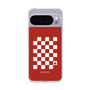 スリムプロテクションケース［ Racing checkered flag Red - レーシングチェッカーフラッグ レッド ］