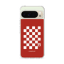 スリムプロテクションケース［ Racing checkered flag Red - レーシングチェッカーフラッグ レッド ］