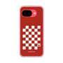 スリムプロテクションケース［ Racing checkered flag Red - レーシングチェッカーフラッグ レッド ］