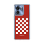 スリムプロテクションケース［ Racing checkered flag Red - レーシングチェッカーフラッグ レッド ］