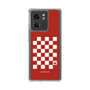 スリムプロテクションケース［ Racing checkered flag Red - レーシングチェッカーフラッグ レッド ］